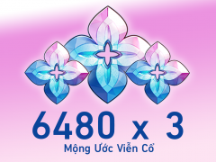 3 Gói 6480 Mộng Ước Viễn Cổ